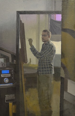 Self Portrait with Purple