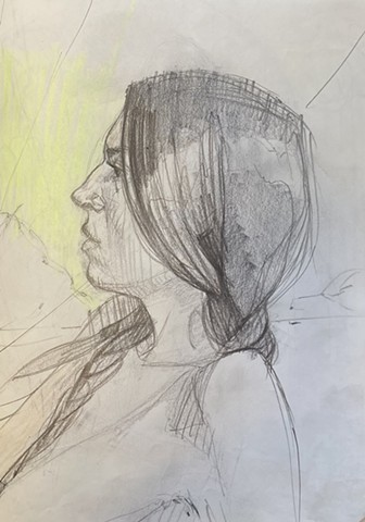Woman with Braid