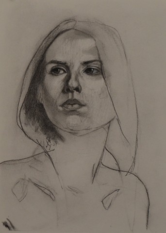 Head Study Red Hair