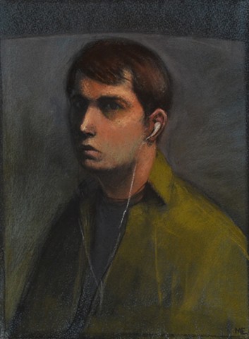 Self-Portrait with Ear Buds