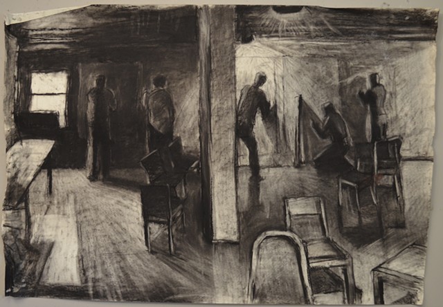BFA, Ballroom Drawing with Large Window