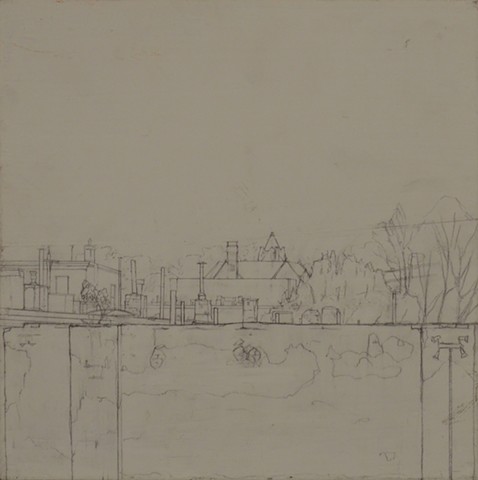 Looking West from 27th and Girard Towards the Zoo