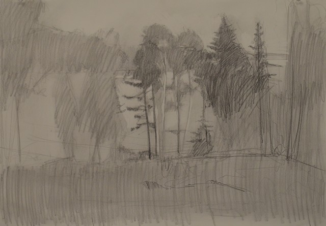 Study of the View from Eliot's House 3