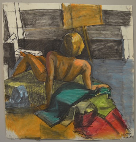 David Goodman's Class, Reclined Figure