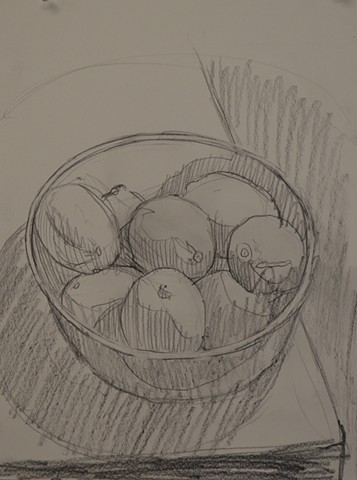Study 3 for Still life for Evelyn