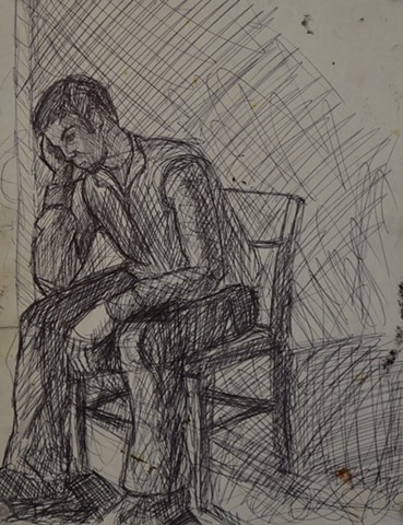 Seated Self Portrait