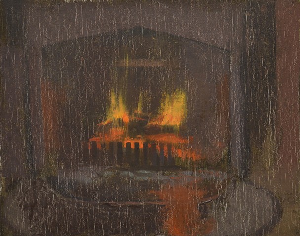Fireplace at Bebo's