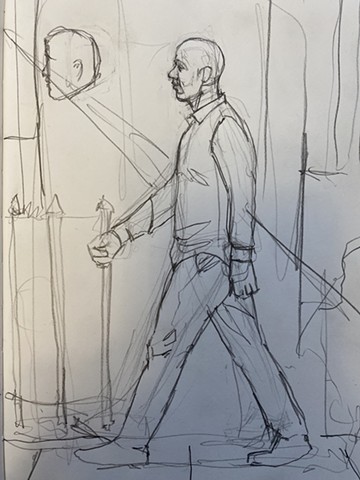 Walking Figure Study for Repeating