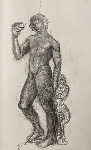 Bacchus, Michelangelo, Bargello