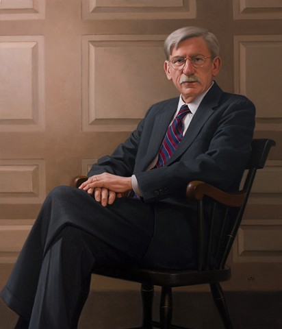 Gerald C Harvey portrait by Liza G Amir, LAG portraiture 