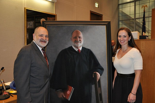 Portrait dedication for the Honorable Edwin H. Stern