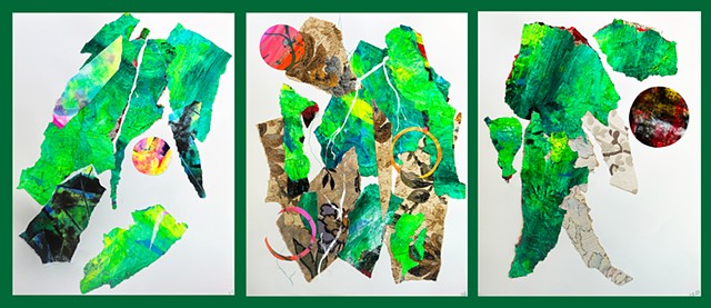 Collage grouping Green