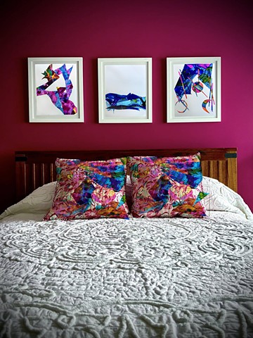 Collage collection Blue grouping