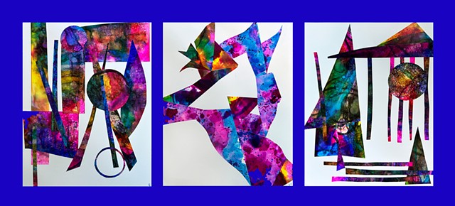 Collage collection Purple