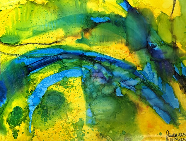 Gallery 3 Small Acrylic Paintings on paper