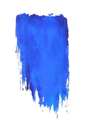 Brushstroke True Blue