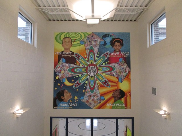 Peace Mural at Willard School