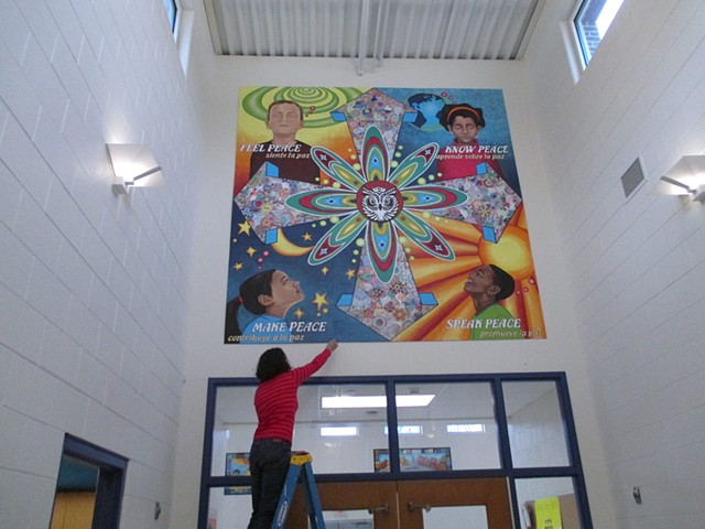Peace Mural at Willard School