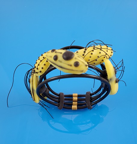 Microbe Series: Yellow Microbiome Bracelet 