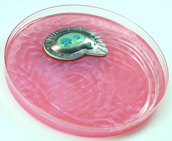 Microbe Series: Ciliate "Louis"
Brooch