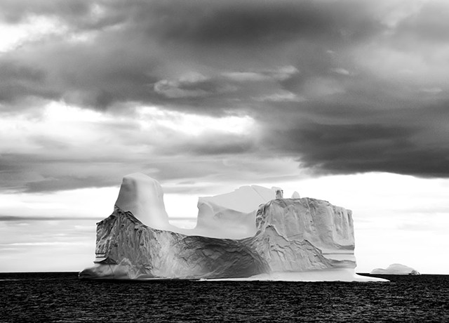 Ice Berg in the middle of the Arctic Ocean