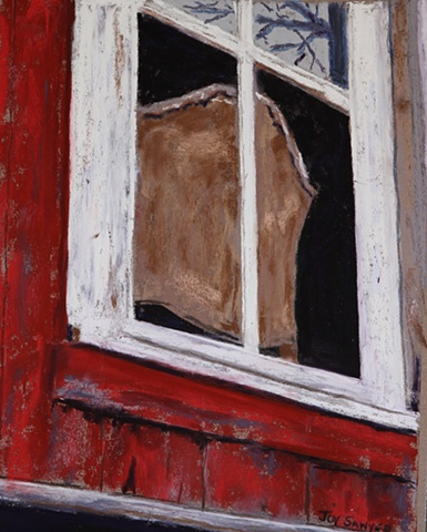 Old Chair in a Vermont barn window