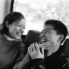 Young Couple on a Bus