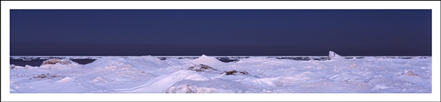 Frozen Lake Superior in 2010