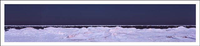 Frozen Lake Superior in 2010