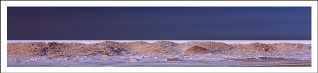 Frozen Lake Michigan in 2010