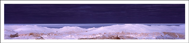 Frozen Lake Superior in 2010