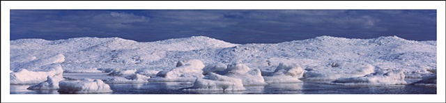 Frozen Lake Huron in 2010