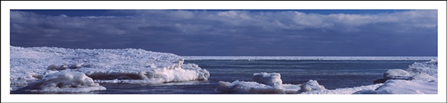 Frozen Lake Huron in 2010