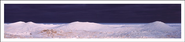 Frozen Lake Superior in 2010