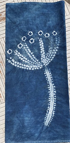 Hand-dyed Heavy Cotton, XL Tea Towels-Hogweed SOLD