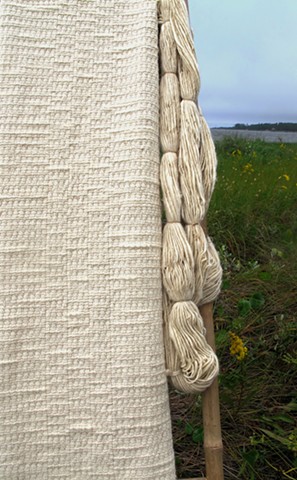 Handspun and Handwoven Wool Throw