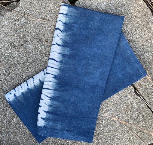 Hand-Dyed Indigo Napkin Set (sold)