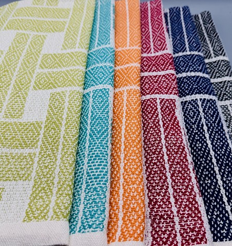 "Heavy Meta" Cotton Hand Towels