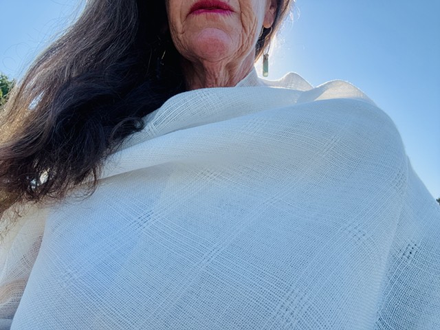 Superfine Linen Shawls (Lace Weave)