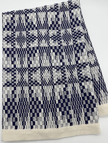 XL Handwoven Hand Towel-Creole Navy
