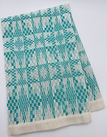 XL Handwoven Hand Towel-Creole Aqua 