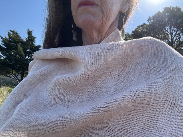 Superfine Linen Shawls (Lace Weave)