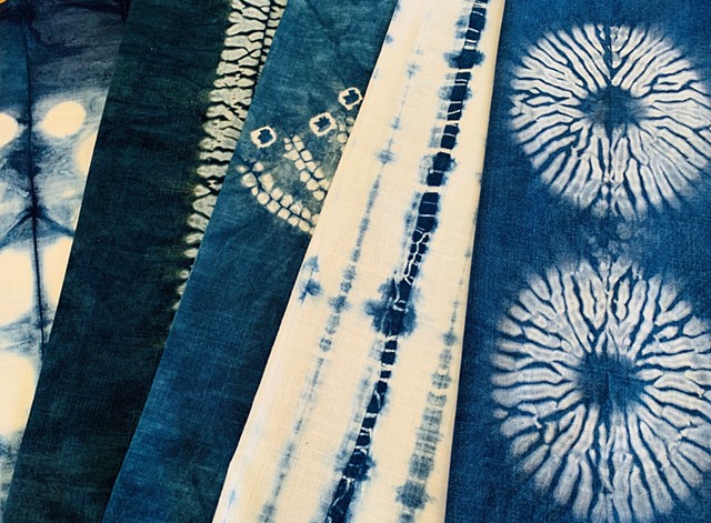 Hand-dyed Heavy Cotton, XL Tea Towel Sampler