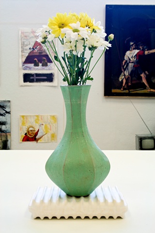 Vase with Tray