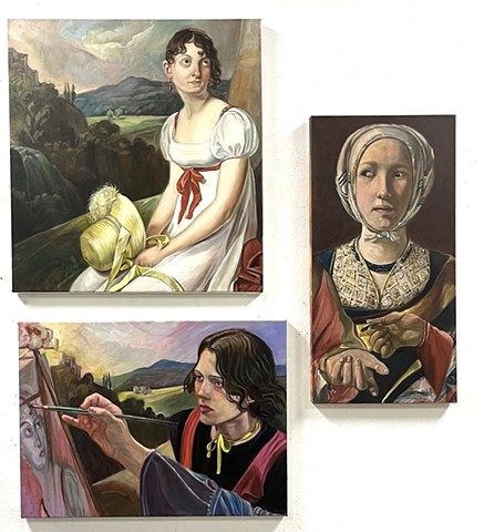 Three history paintings