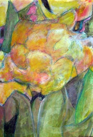 yellow peonies tulip floral