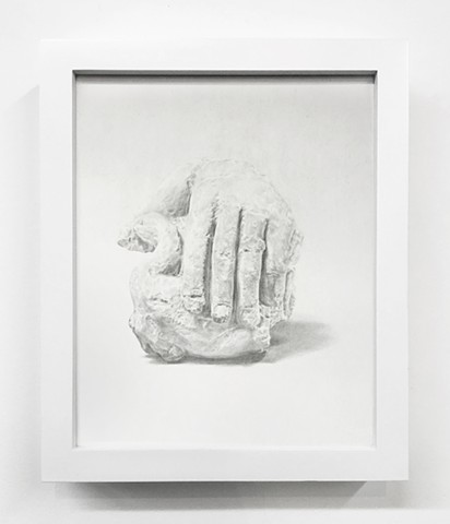 Drawing of Limestone Hand