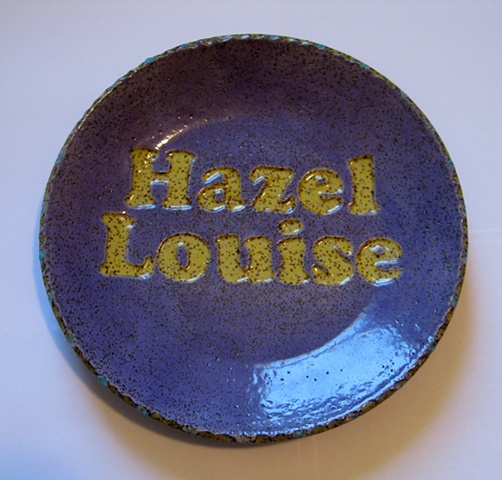 Hazel Louise Baby Plate