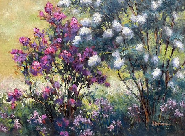 Crepe Myrtle and Snowballs