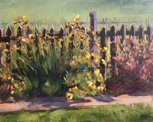 Florals, Oil on Board, Artwork, Milford, Ohio 